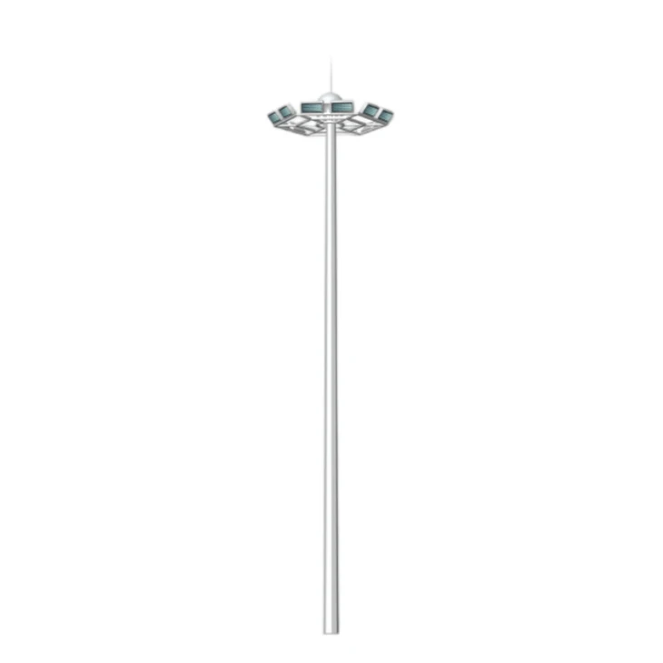 High Mast Light Pole With Fall Proof System high quality