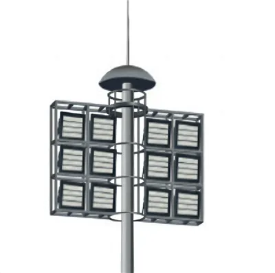 Where are low mast lights commonly used?